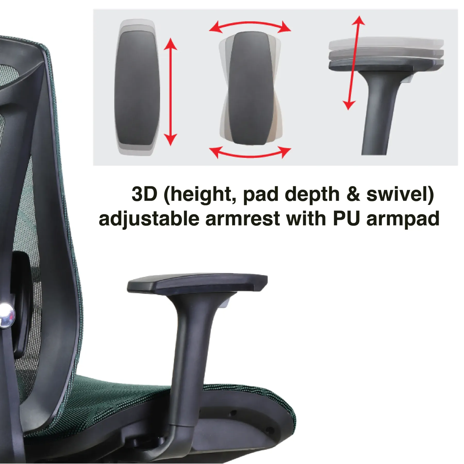 QIN 12 Medium Back Chair