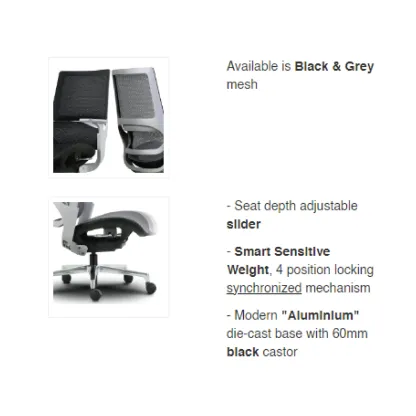 QIN 7 Medium Back Chair