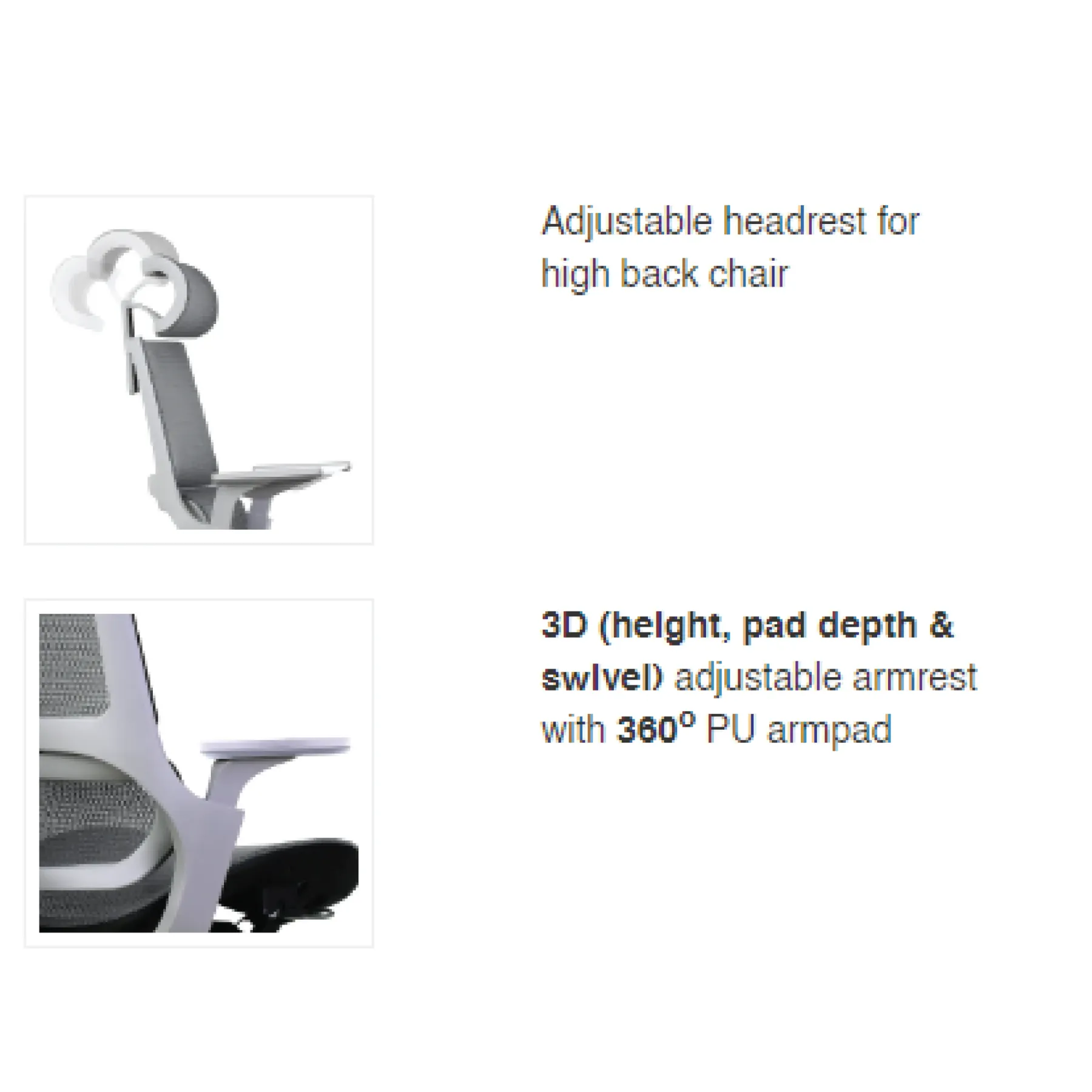 QIN 7 Medium Back Chair