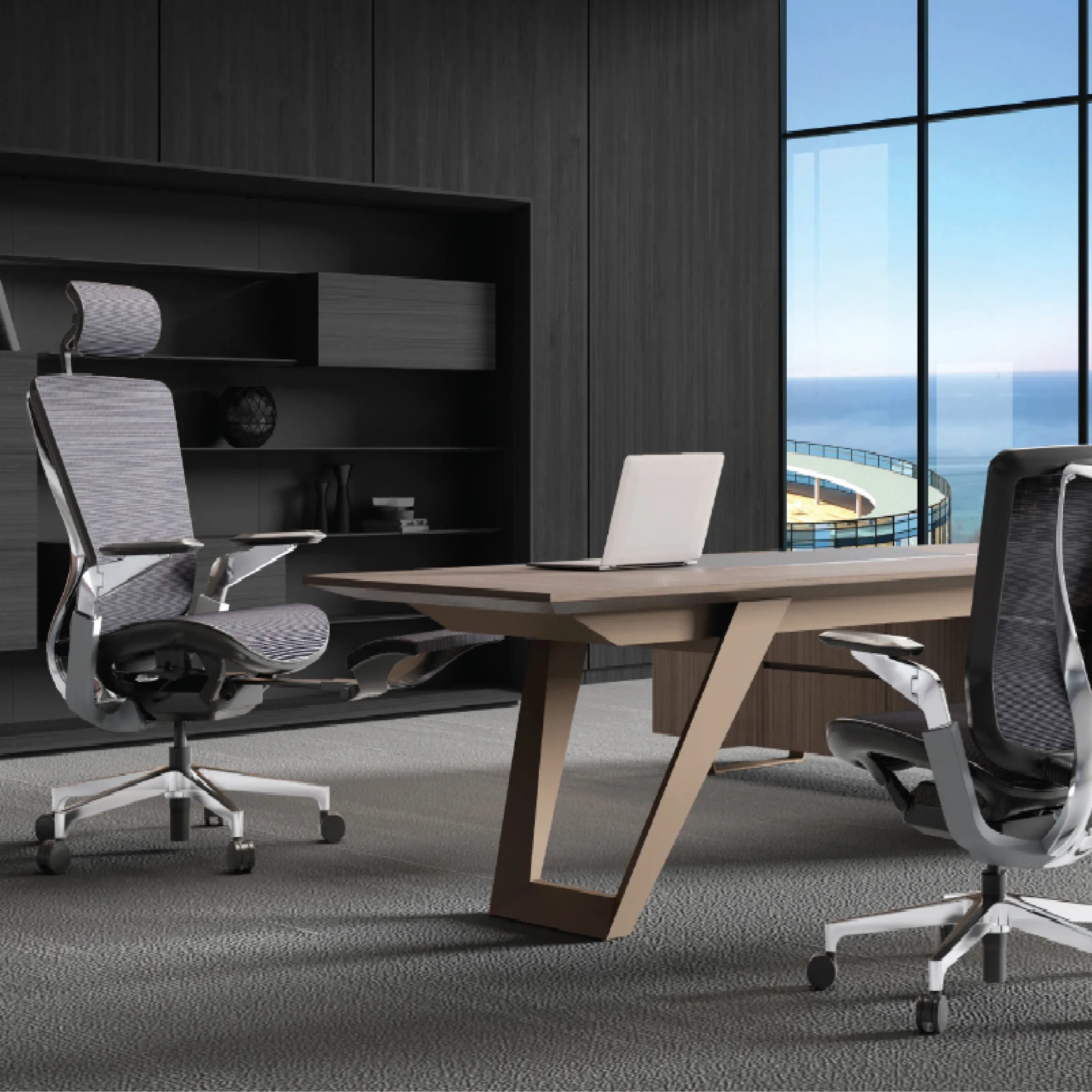 QIN 6 Medium Back Chair