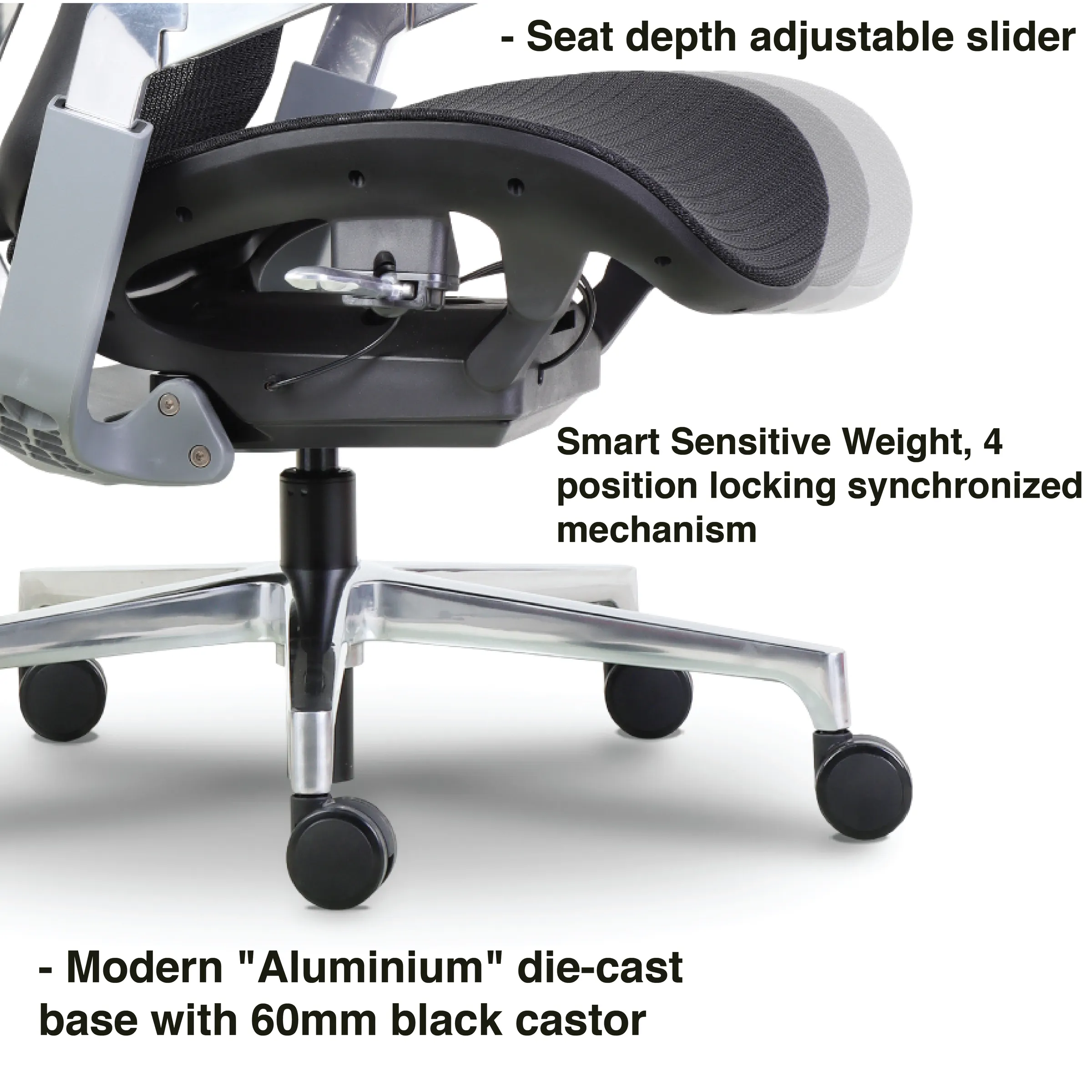 QIN 6 Medium Back Chair