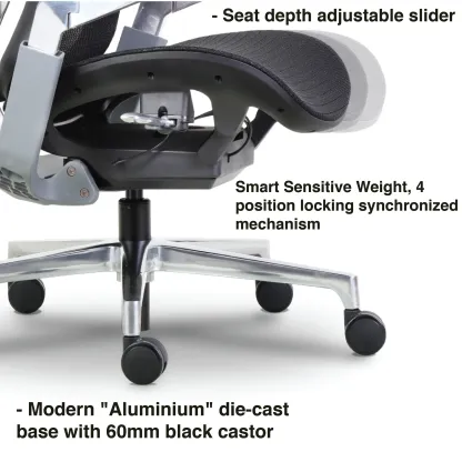 QIN 6 Medium Back Chair