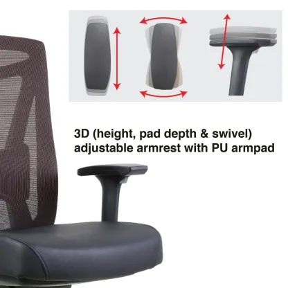 FIN 12 Medium Back Chair