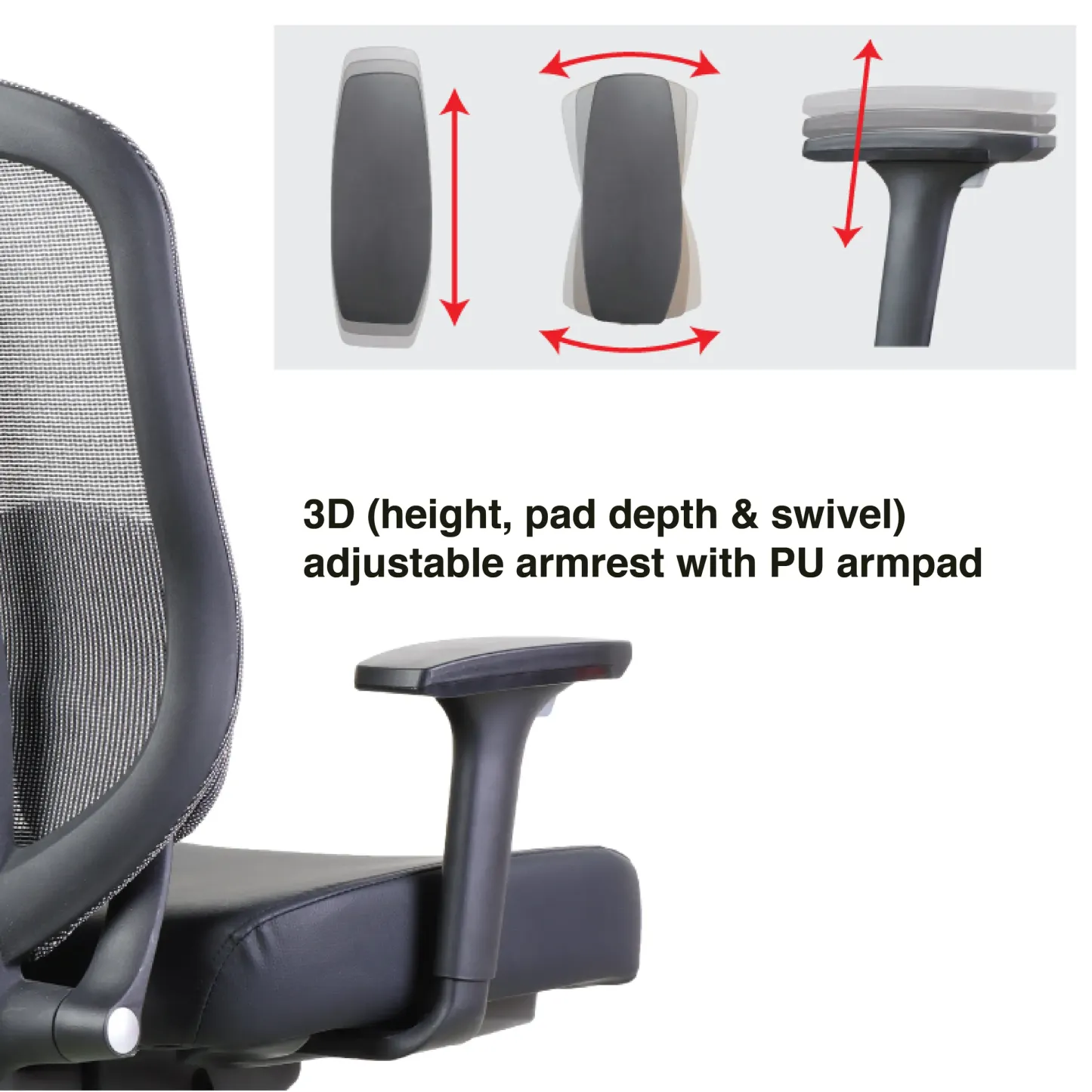 FIN 10 Medium Back Chair (no Headrest)
