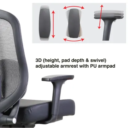 FIN 10 Medium Back Chair (no Headrest)