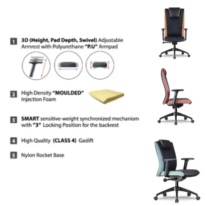 ZOVO 3 Visitor Chair