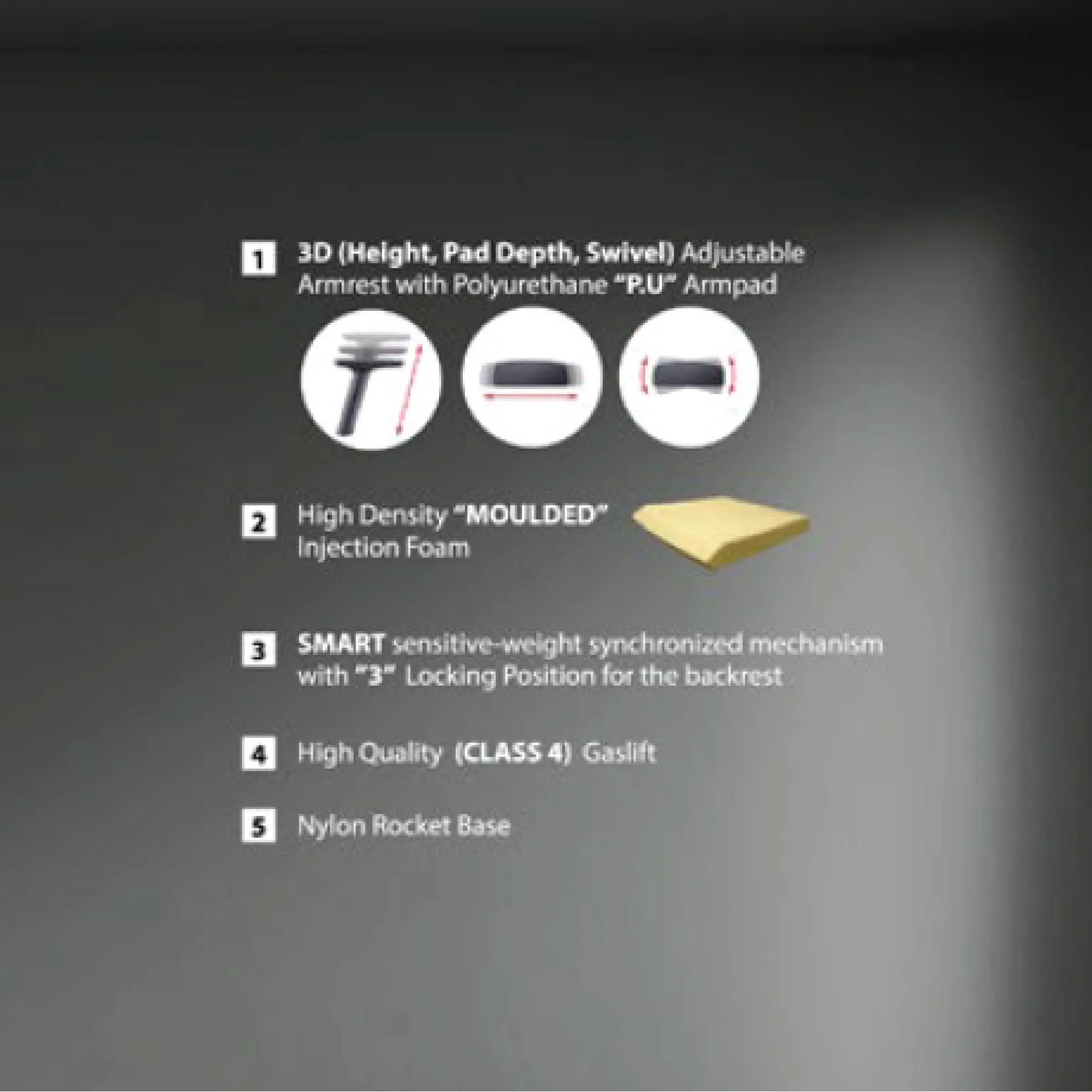 YENO High Back Chair (NEW!)