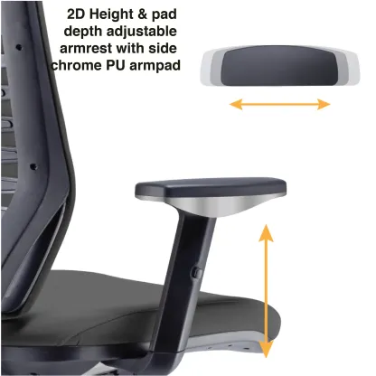 MO1 Visitor Chair (fabric)