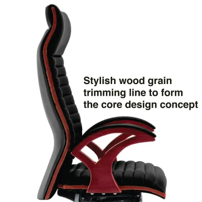 IO2 Wooden Presidential High Back Office Chair