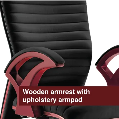 IO2 Wooden Medium Back Office Chair