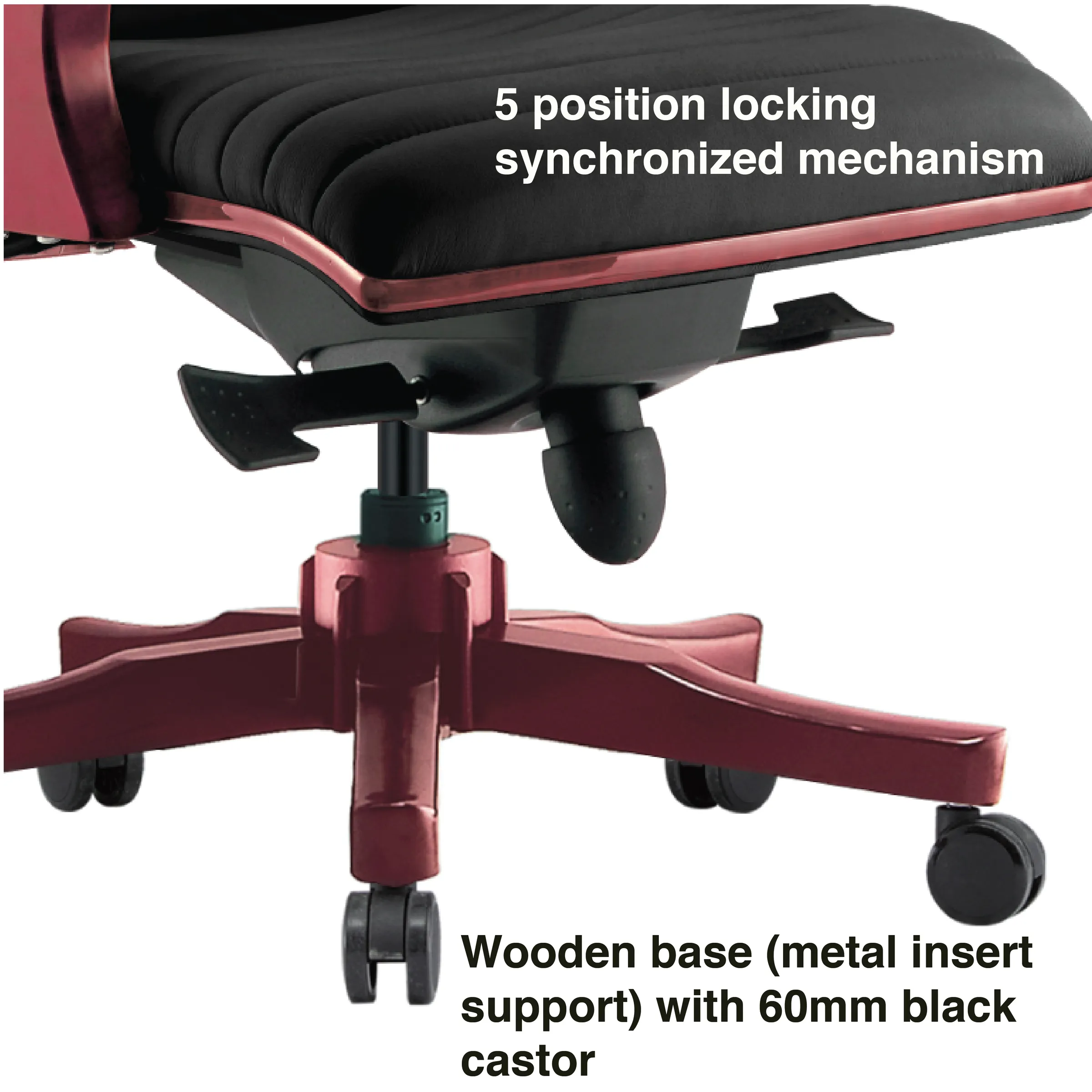 IO2 Wooden Medium Back Office Chair