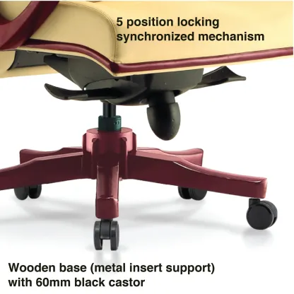 ESSA Wooden Low Back Office Chair