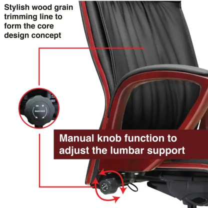 ONO Wooden Medium Back Office Chair
