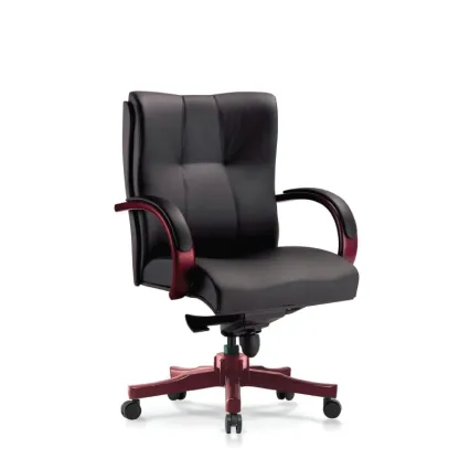 RAMO Wooden Low Back Office Chair