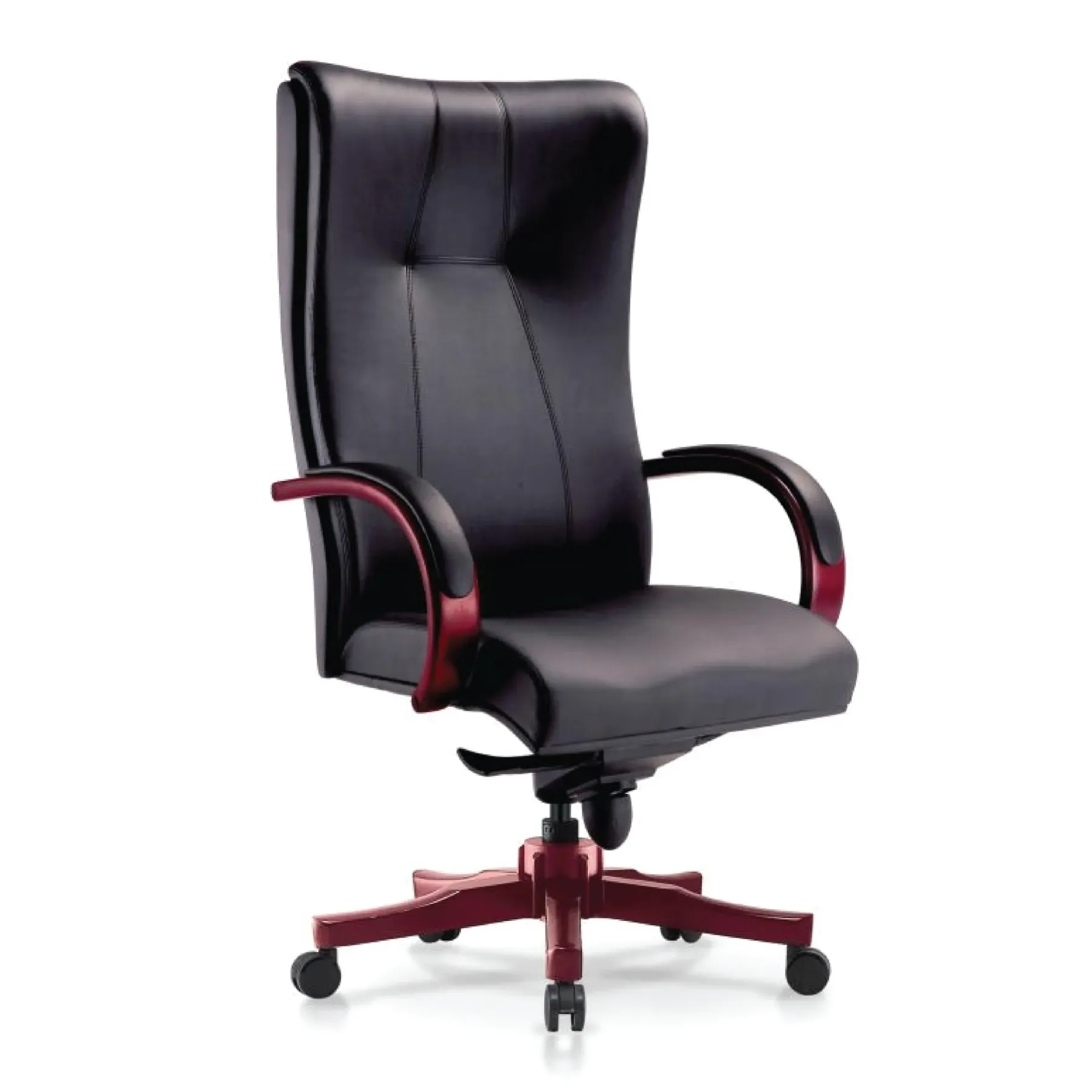 RAMO Wooden Presidential High Back Office Chair