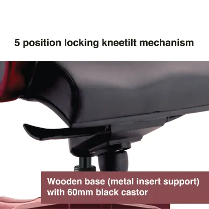 RAMO Wooden Low Back Office Chair