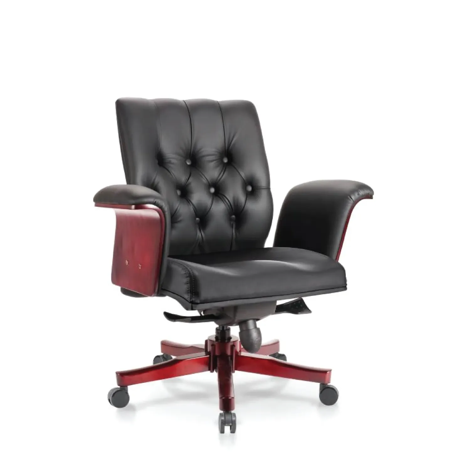 CHESTER Wooden Low Back Office Chair