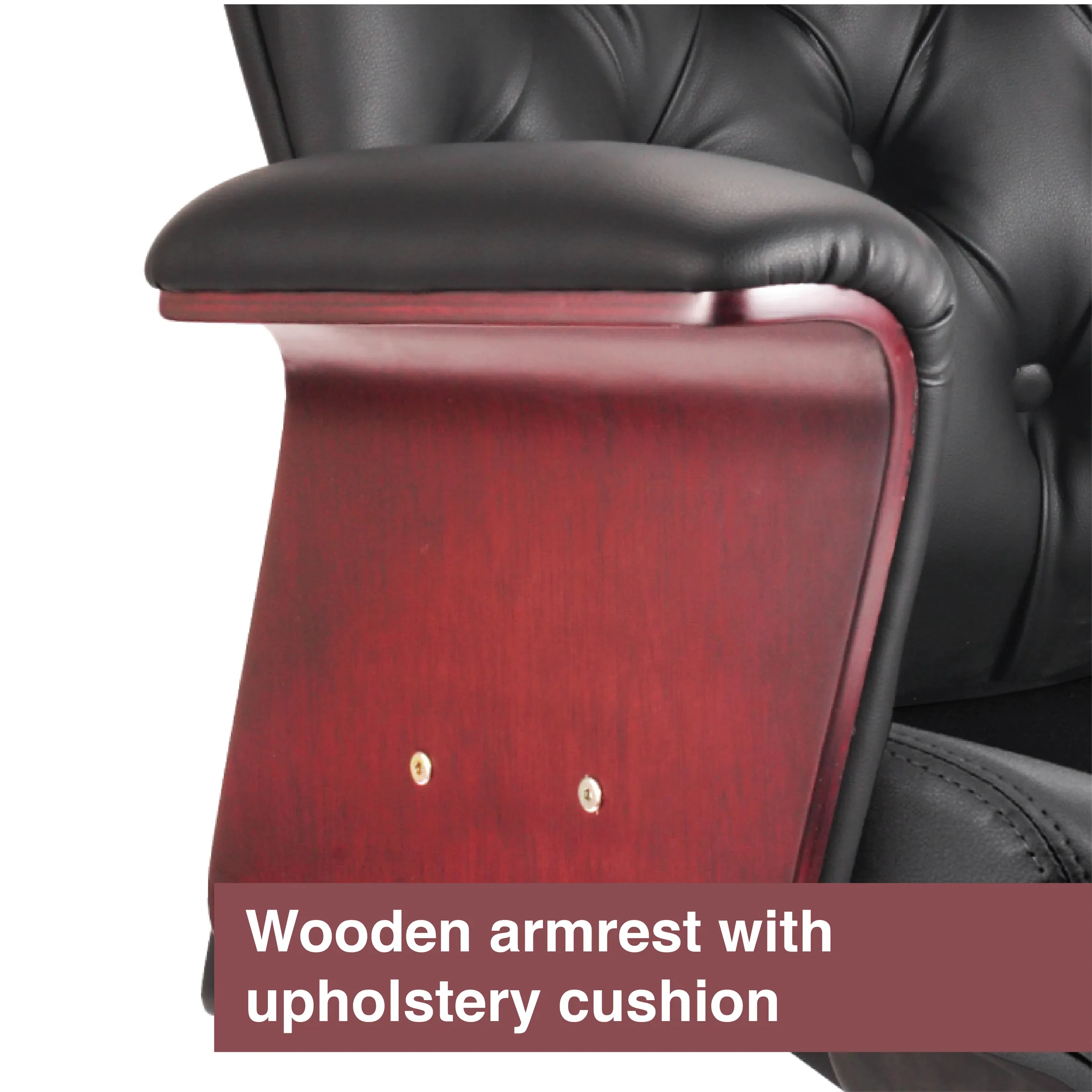 CHESTER Wooden Low Back Office Chair