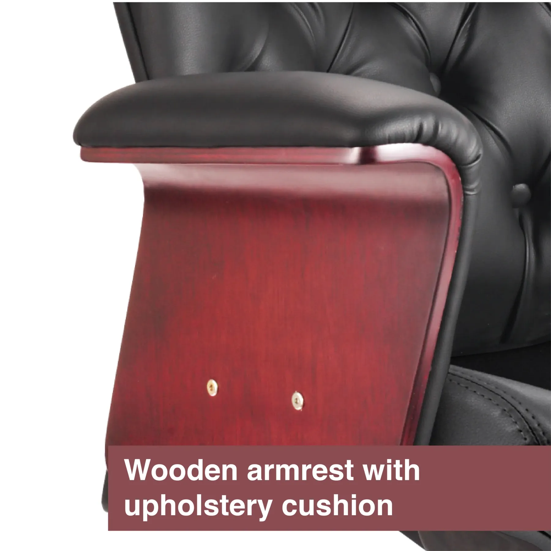 CHESTER Wooden Low Back Office Chair