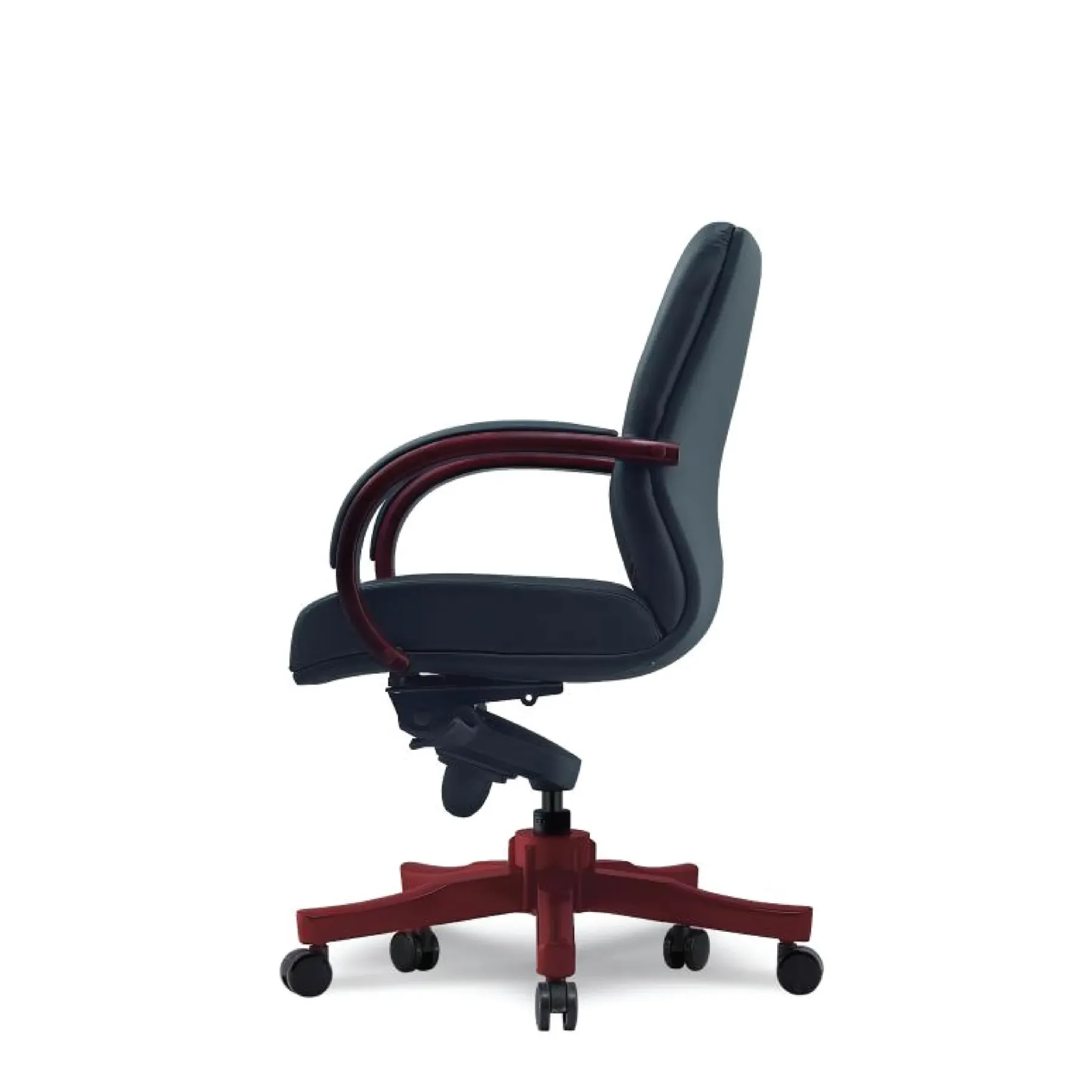 TUARY Wooden Low Back Office Chair