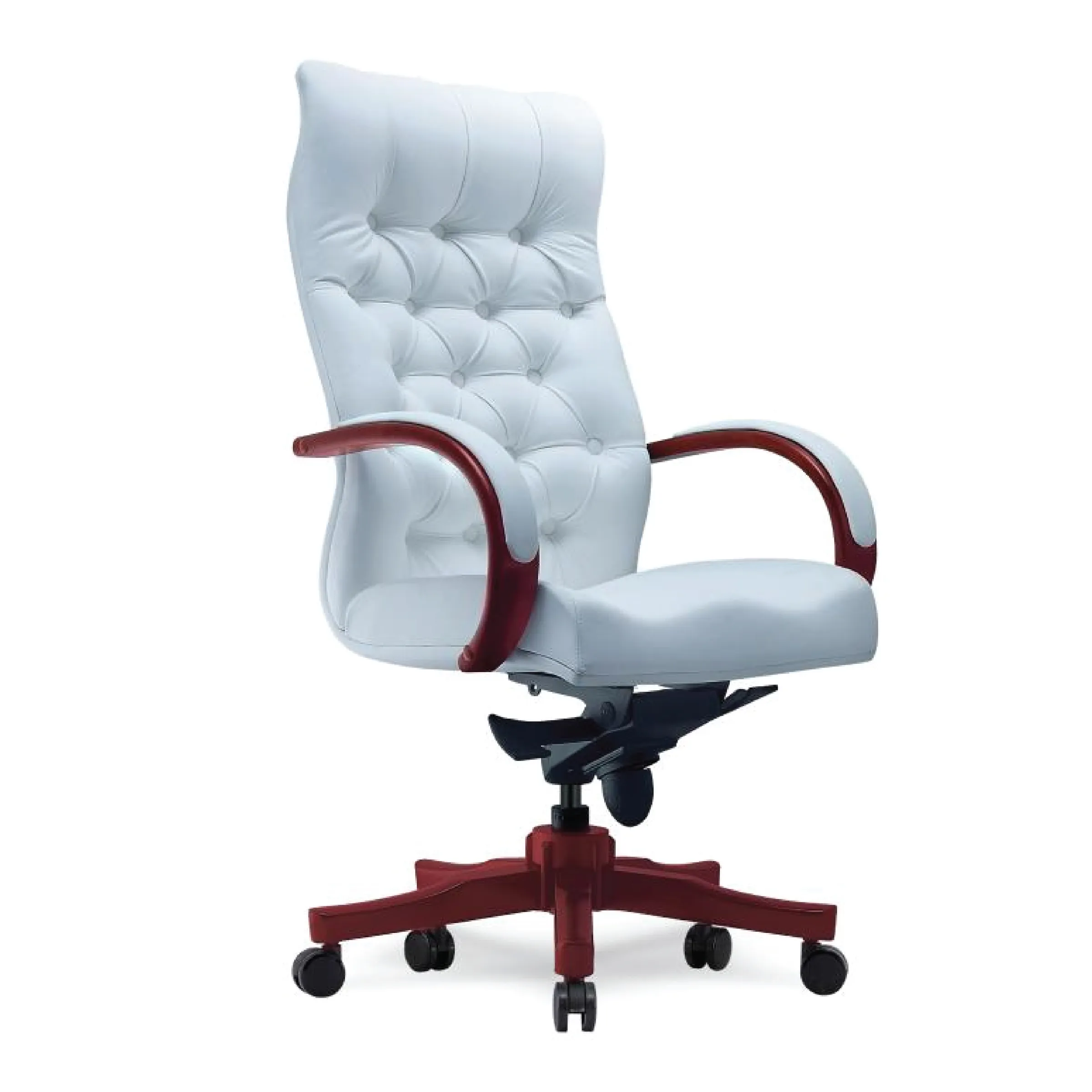 TUARY Wooden Presidential High Back Office Chair