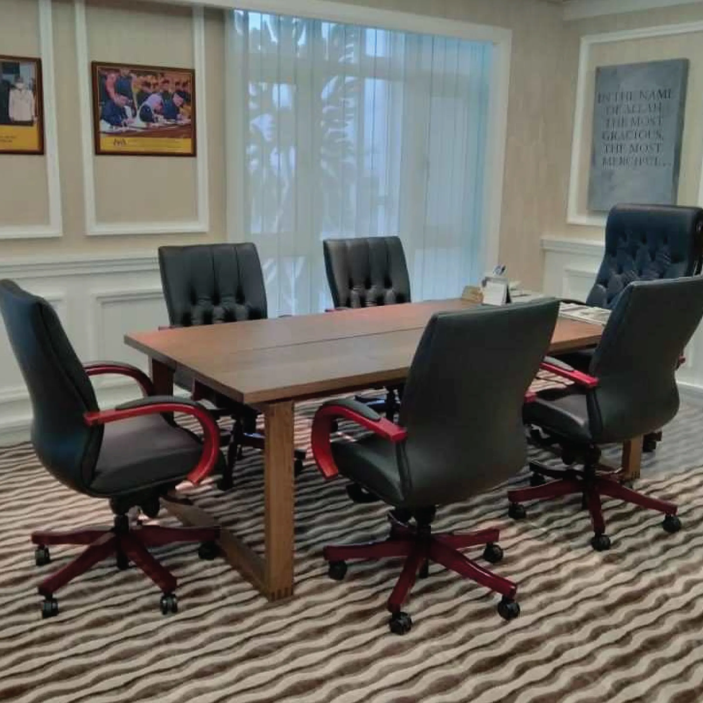 TUARY Wooden Low Back Office Chair