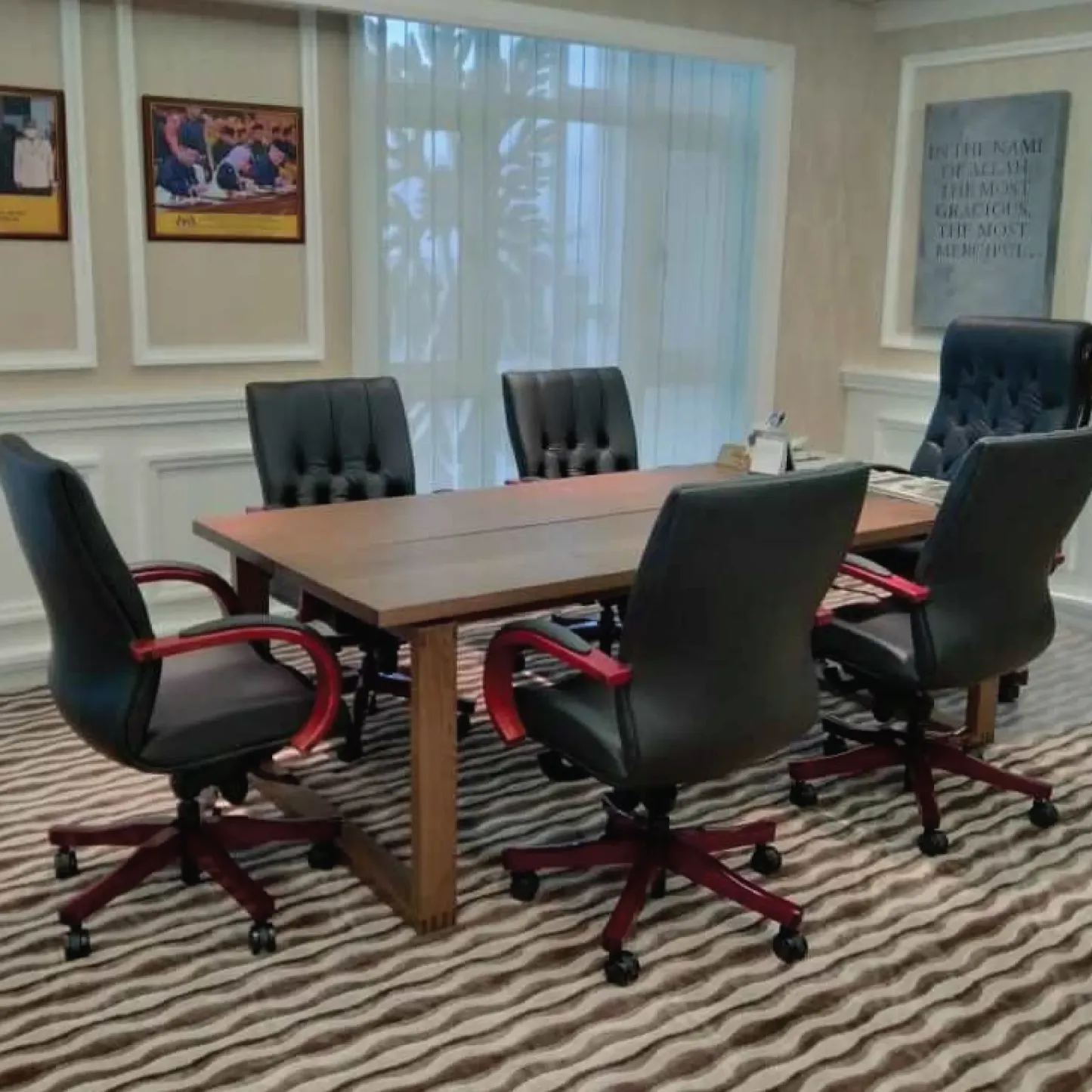 TUARY Wooden Low Back Office Chair