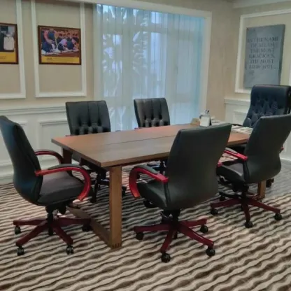 TUARY Wooden Low Back Office Chair