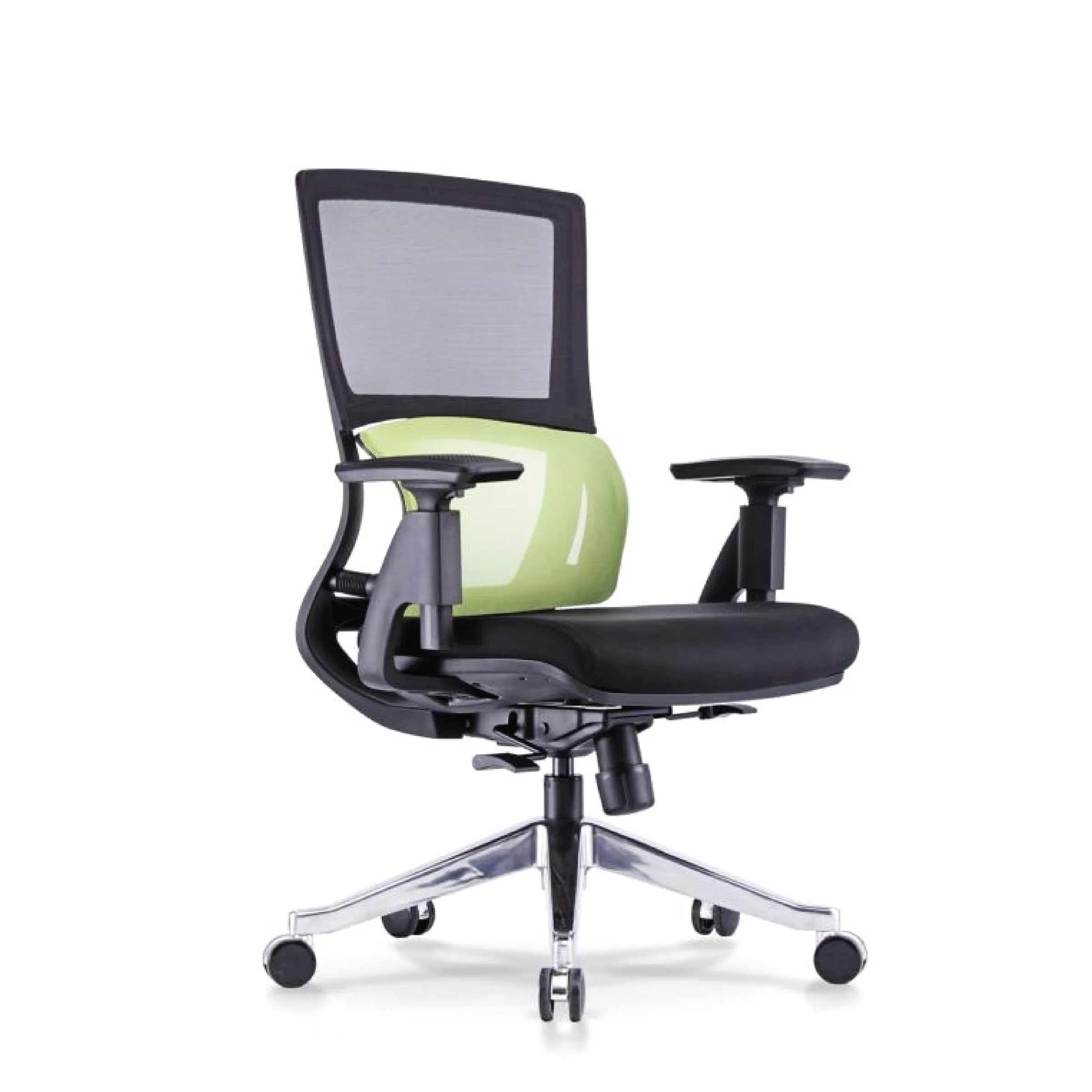 LITA 2 Medium Back Chair - with aluminium legs