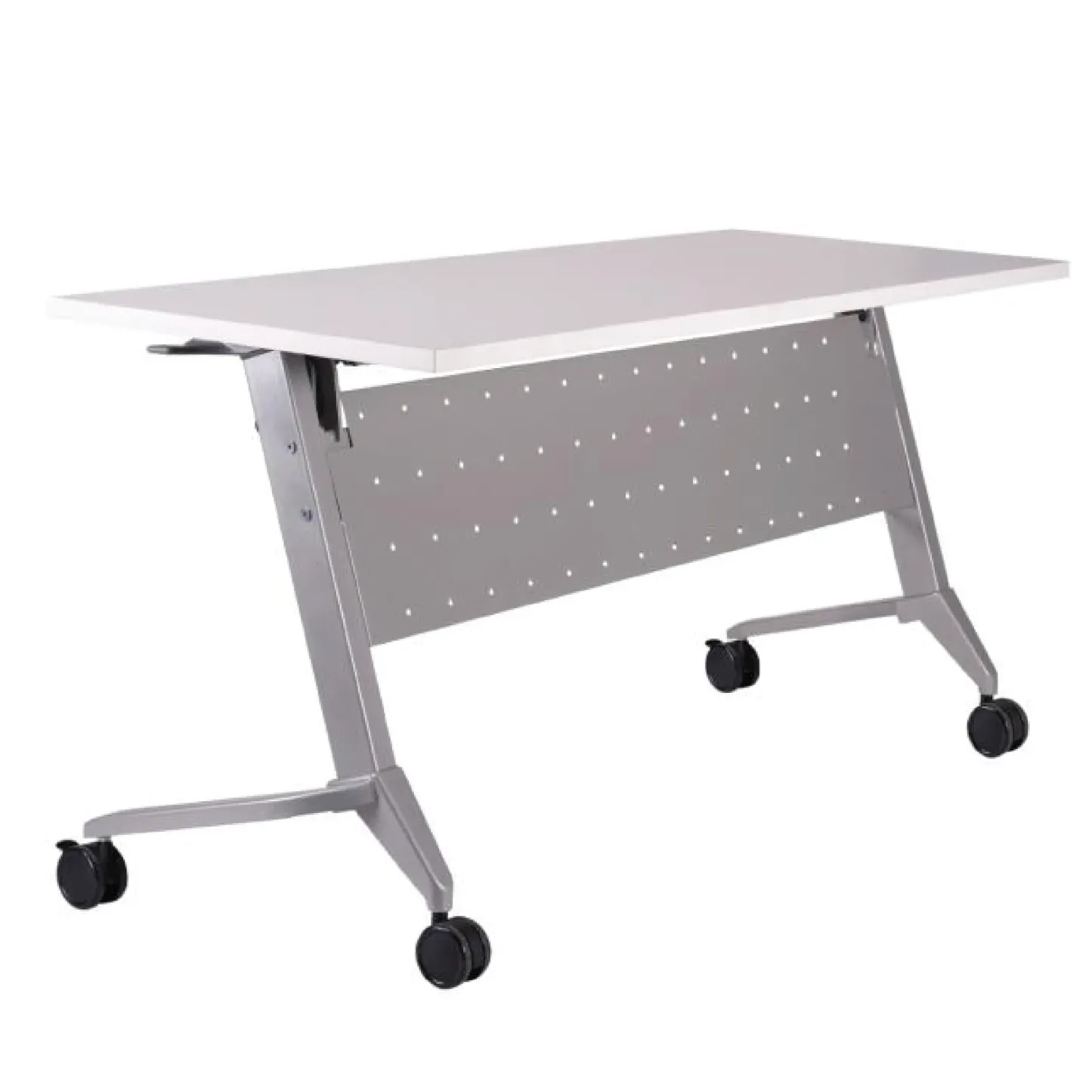 FOLDABLE MOBILE TRAINING TABLE WITH CASTOR