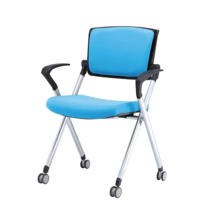 AXE Foldable Training Chair with Armrest (Fabric Padding Backrest)