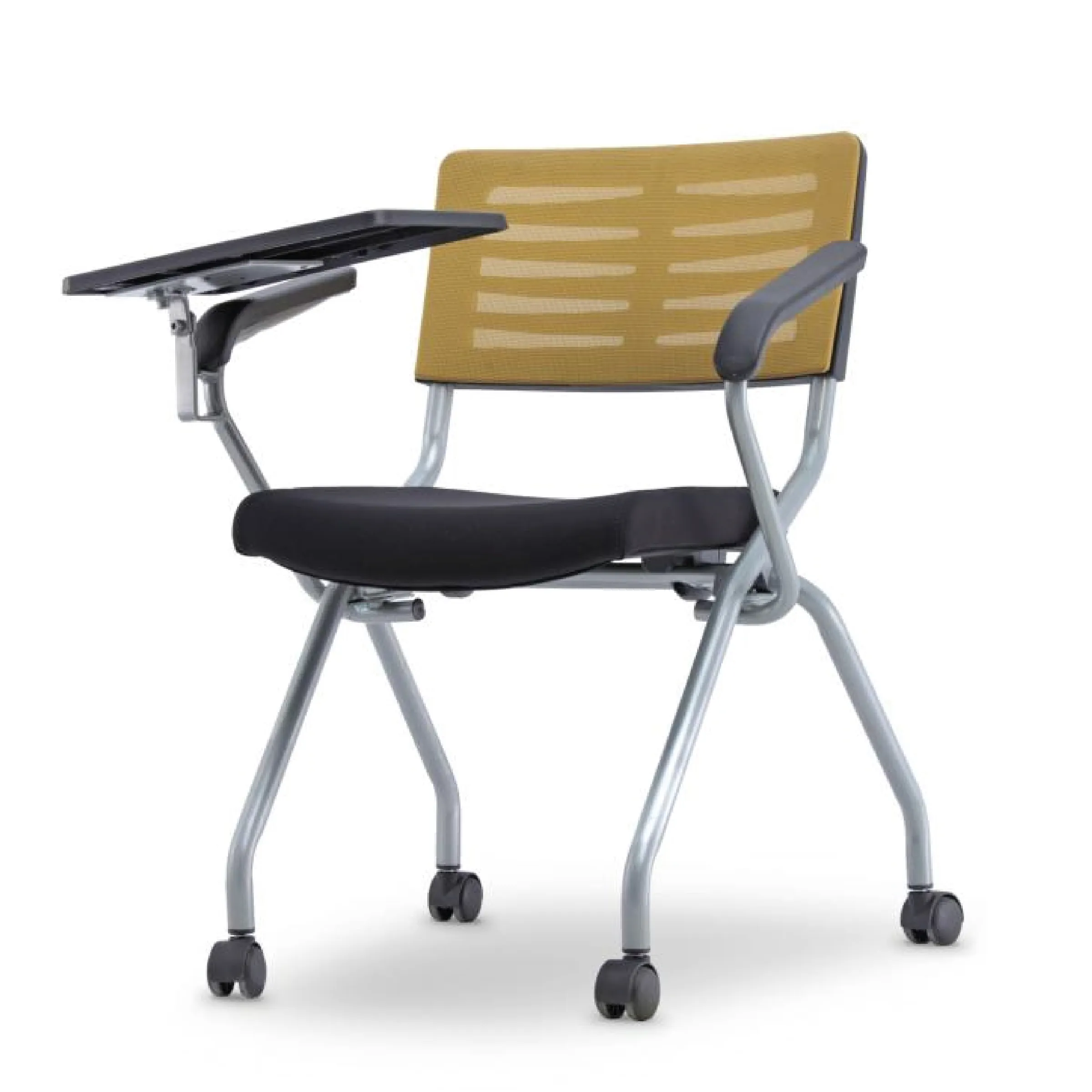 AXE 2 Foldable Training Chair with Armrest & Writing Tablet (mesh backrest)