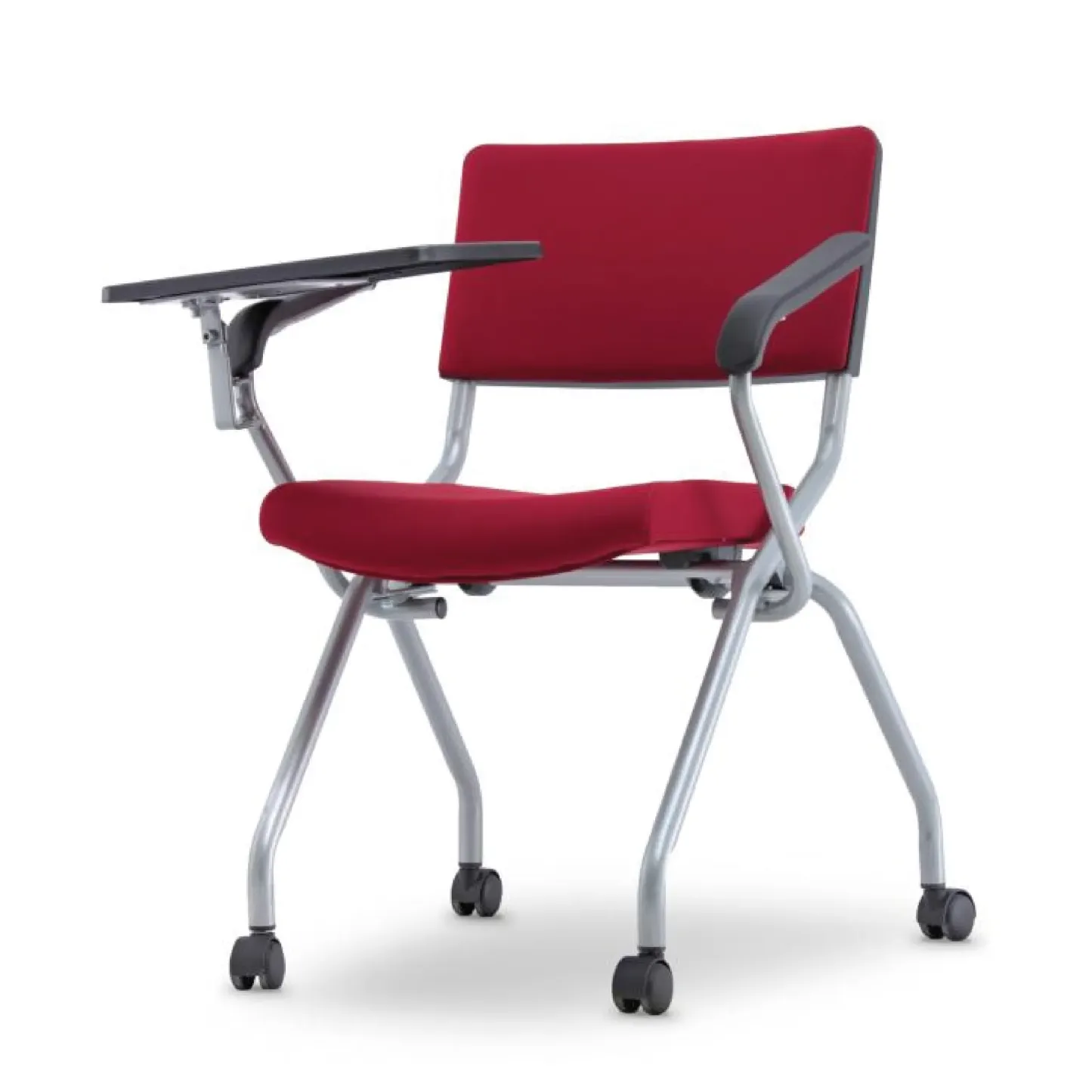 AXE 2 Foldable Training Chair with Armrest & Writing Tablet (Fabric Padding Backrest)