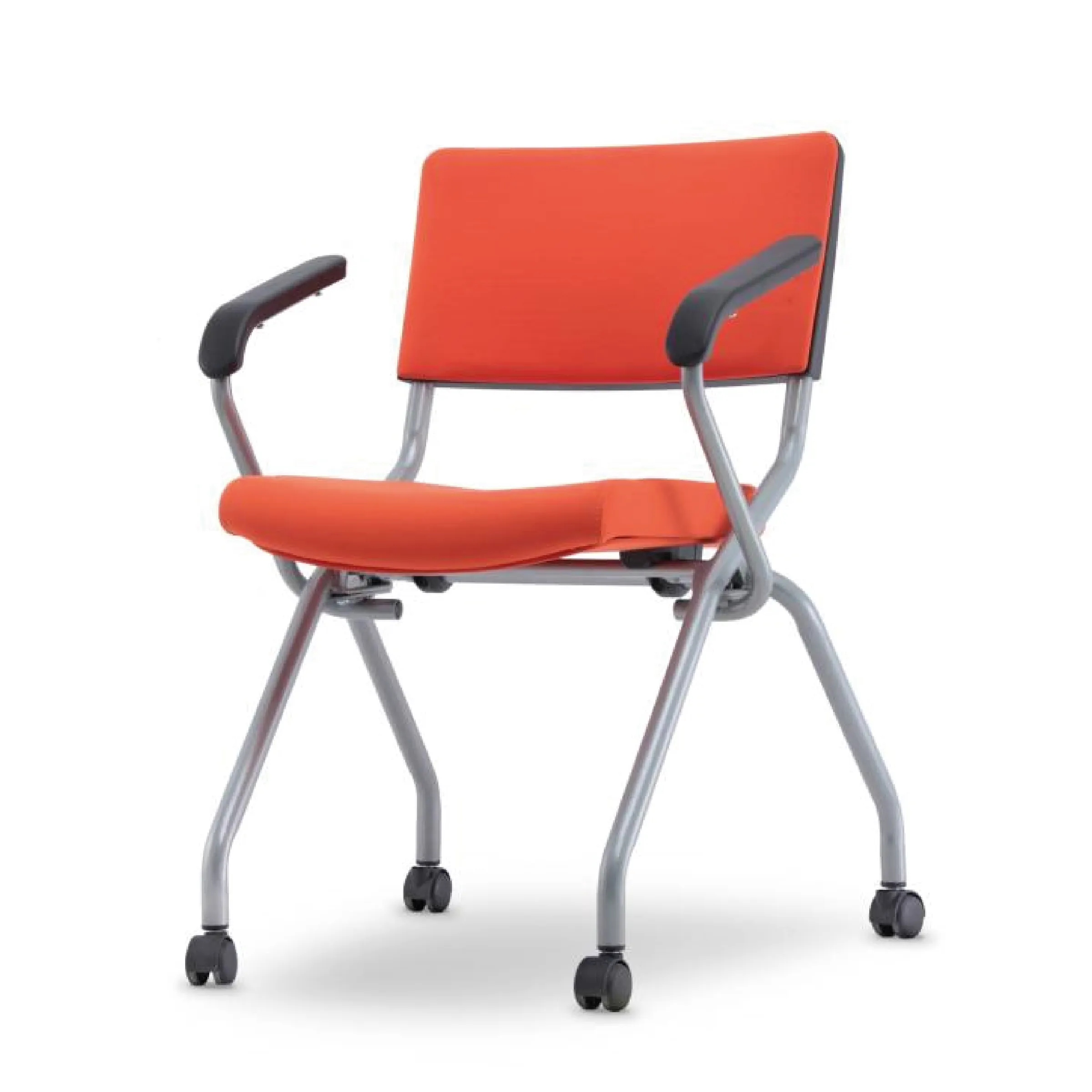 AXE 2 Foldable Training Chair with Armrest (Fabric Padding Backrest)