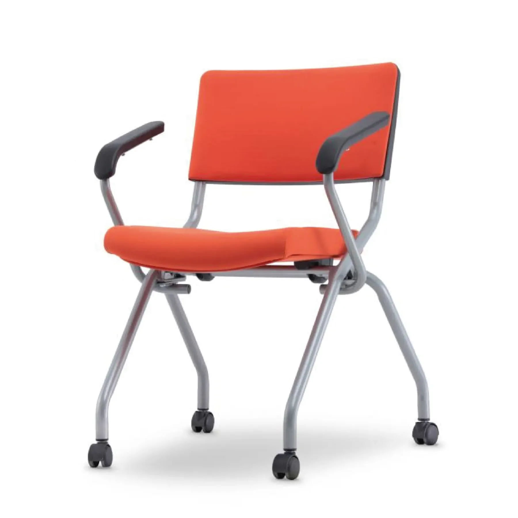 AXE 2 Foldable Training Chair with Armrest (Fabric Padding Backrest)