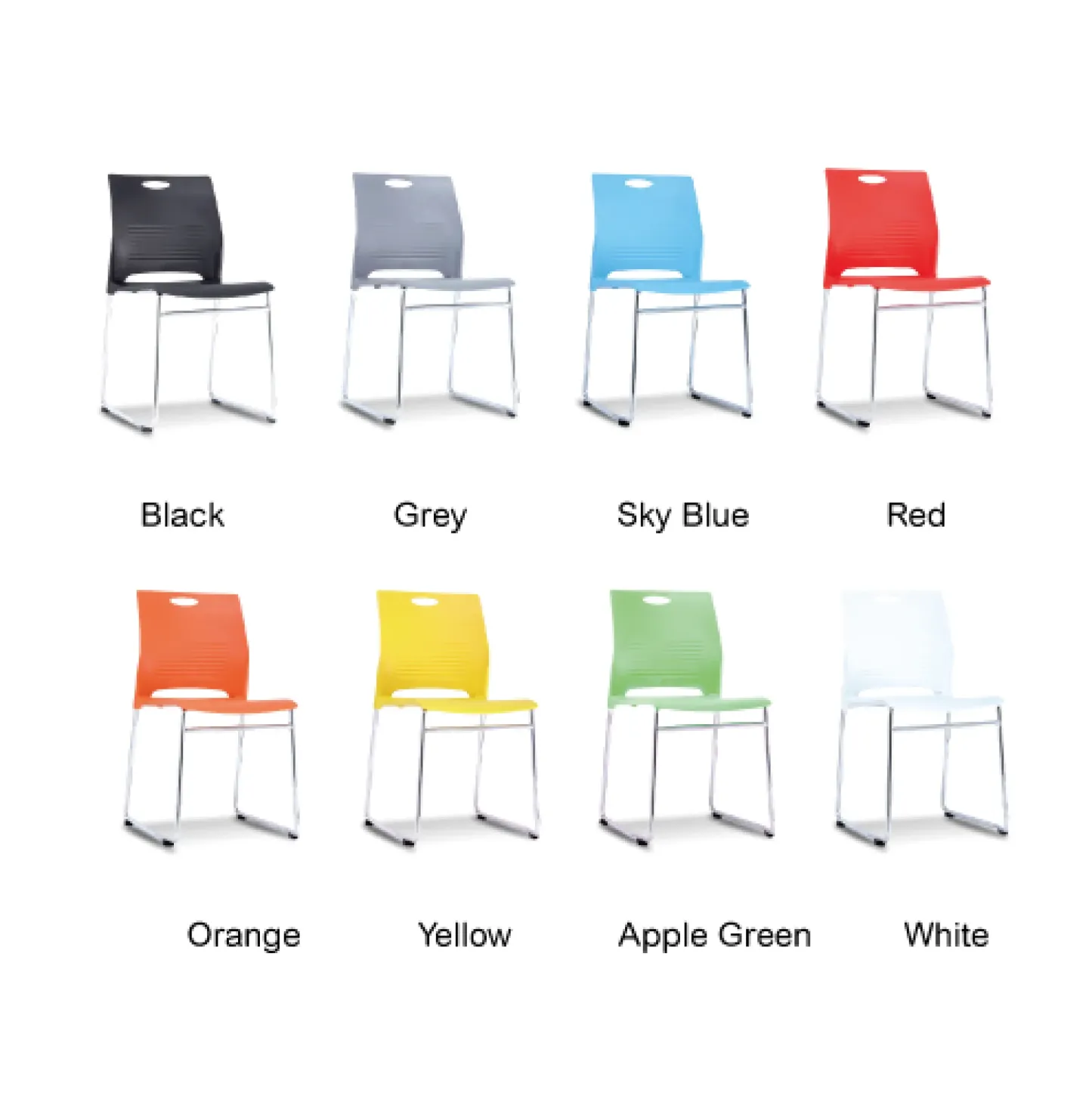 Office Training/Pantry Chair (Fabric Seat Padding)