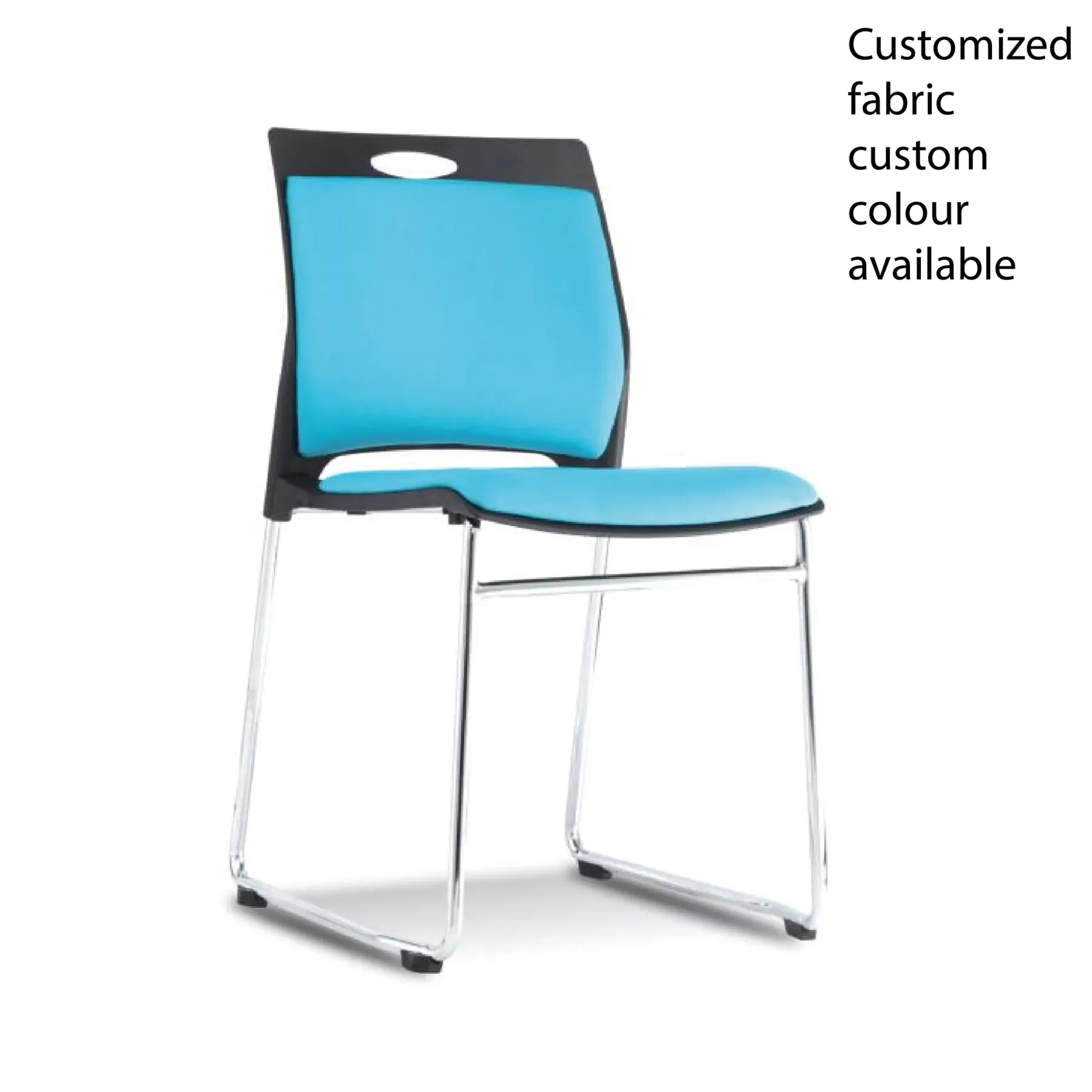 Office Training/Pantry Chair (Fabric Seat & Backrest Padding)