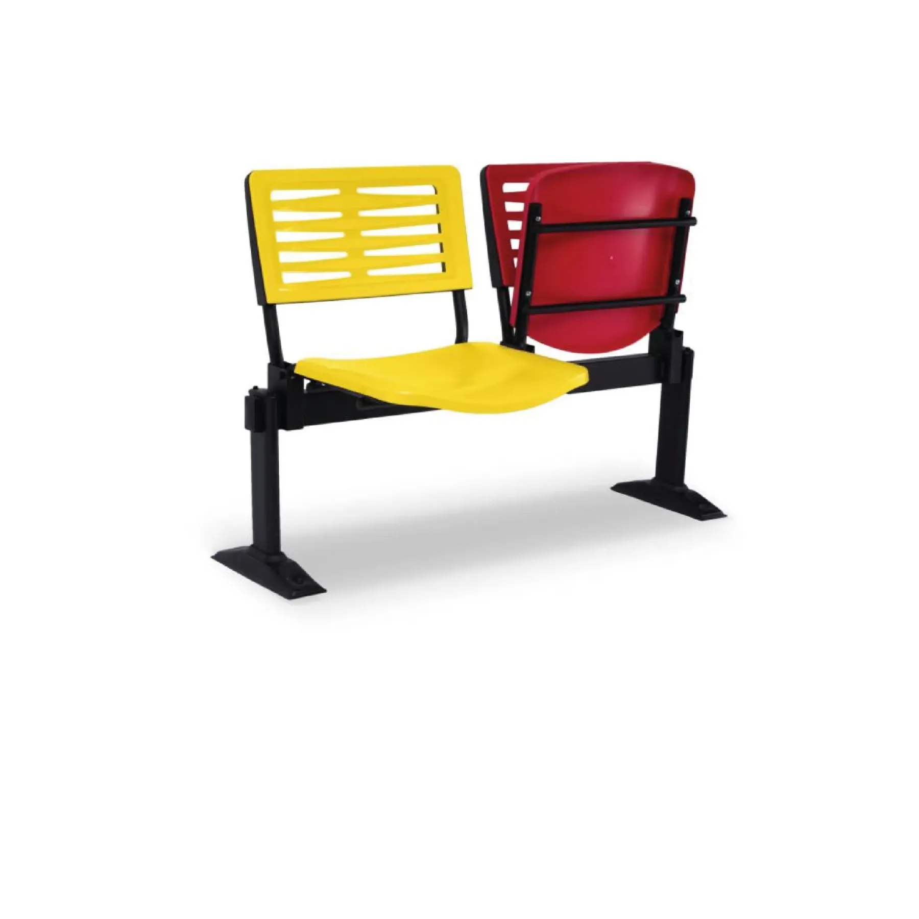 AXE 3 Double Seater Link Waiting Chair - Foldable Seat (PP Shell)
