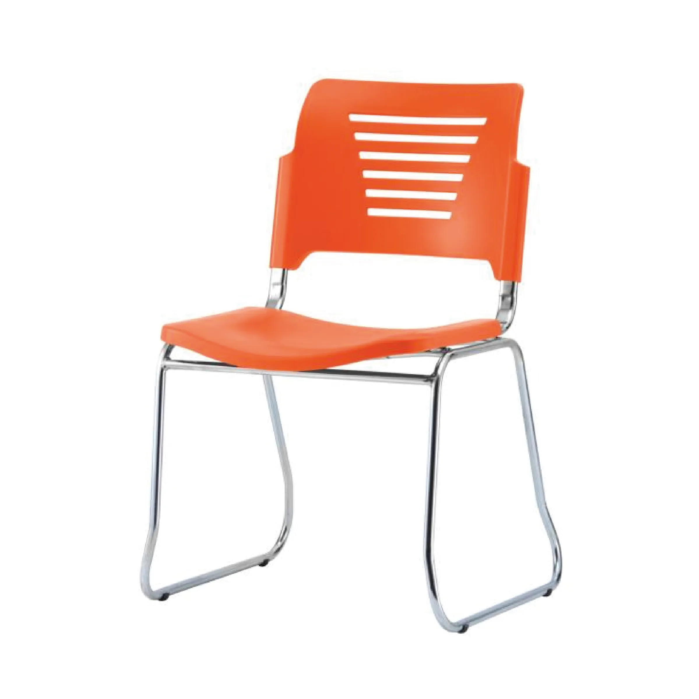 PEW2 Student Chair with Square Chrome Leg (PP Shell)