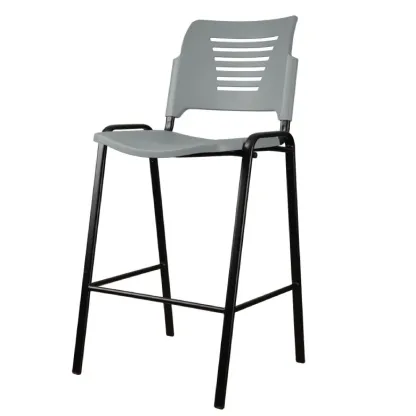 PEW2 Student Stool Lab Chair with Epoxy Black Leg (PP Shell)