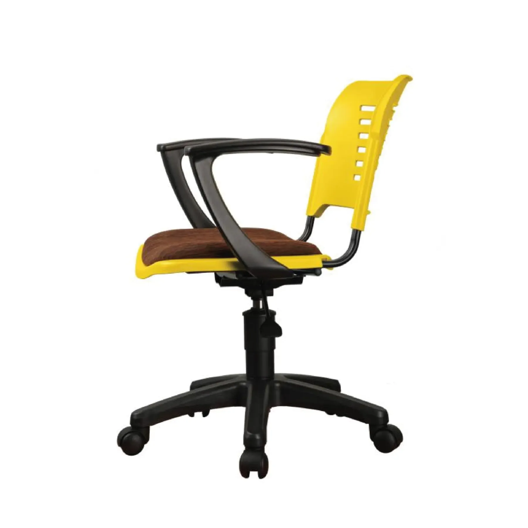PEW2 Student/Secretary Task Chair with Gaslift + Armrest (PP Shell)