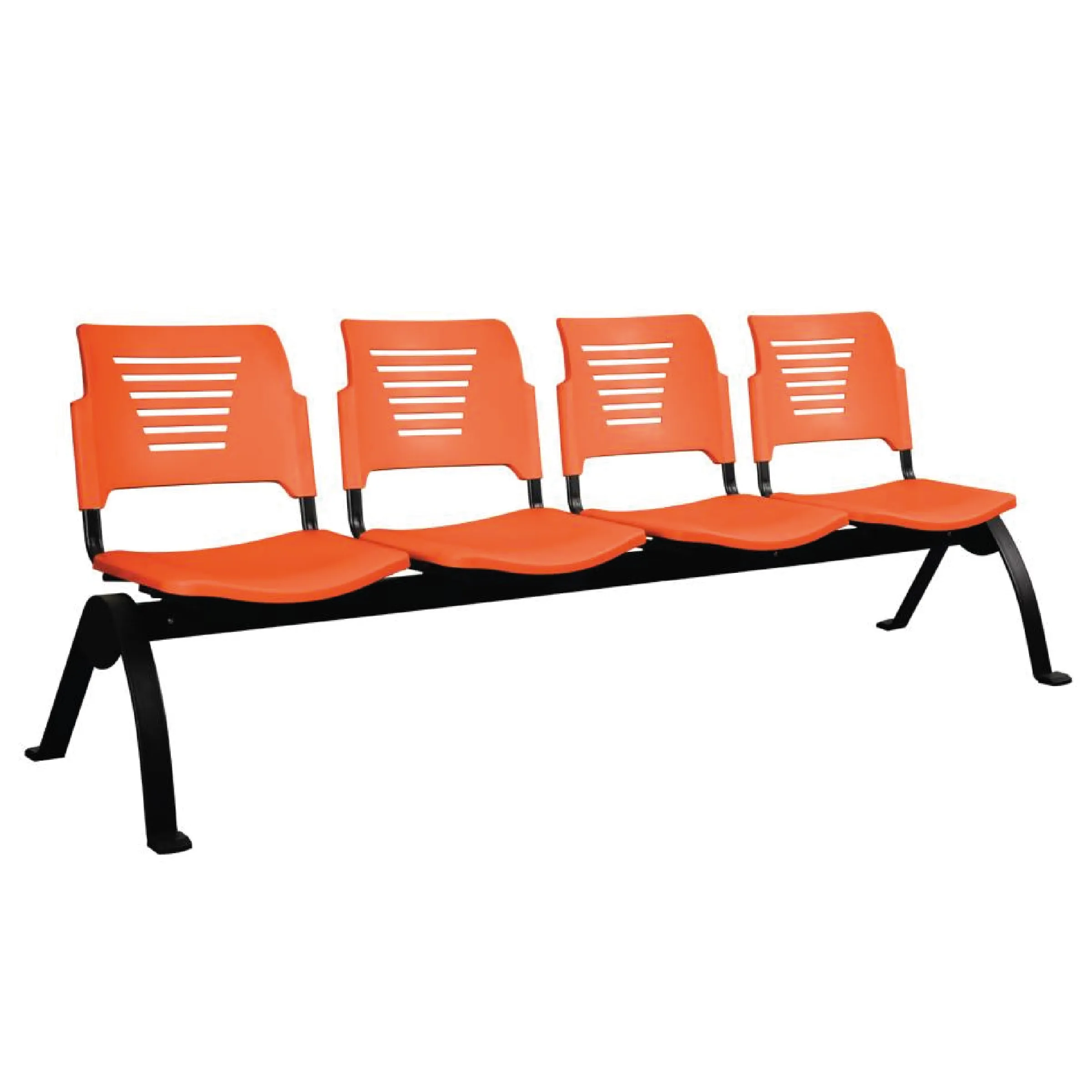 PEW3 - 2 to 4 Seater Link Waiting Chair with A Leg (PP Shell)