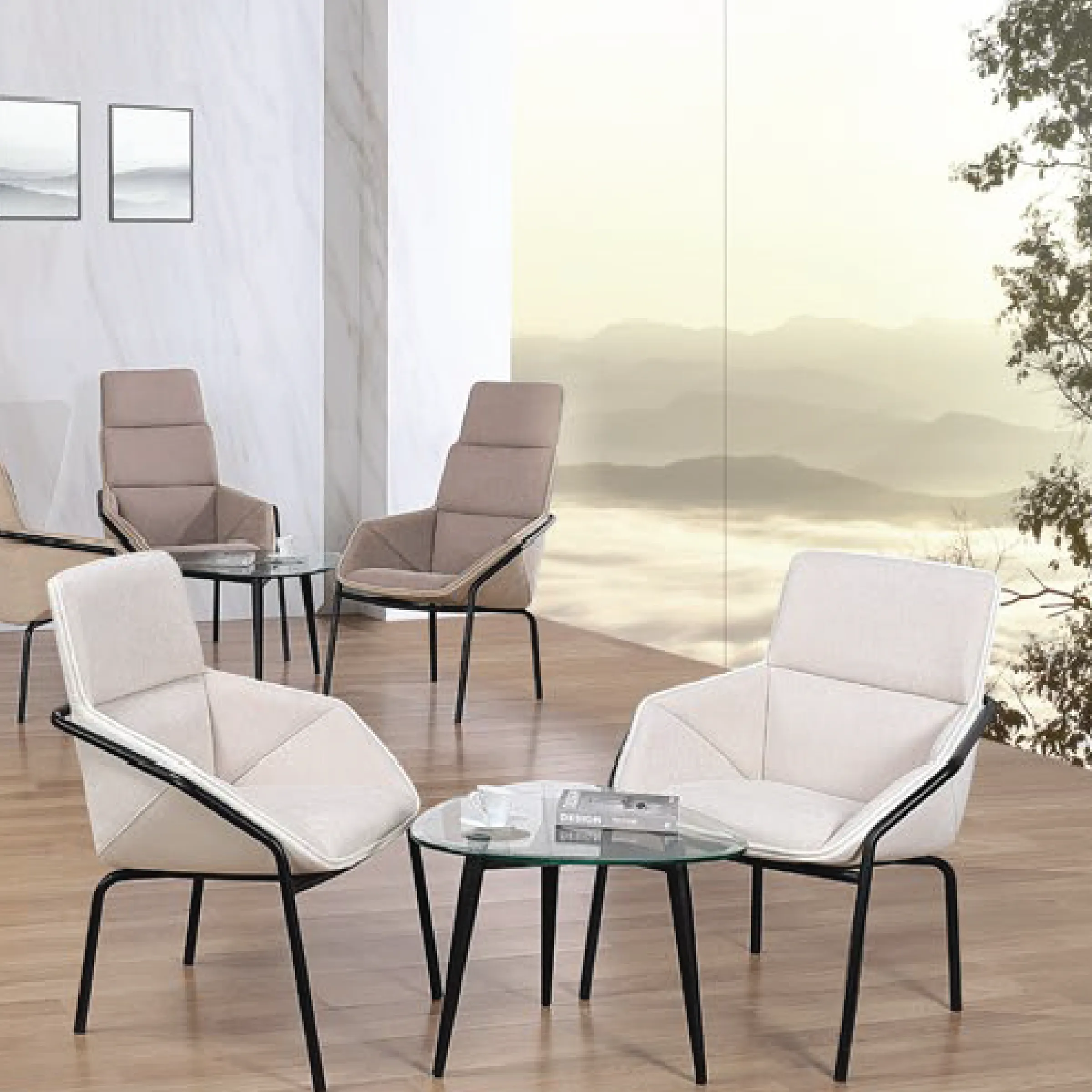 Fer Lounge Chair - Low Back [PU LEATHER]