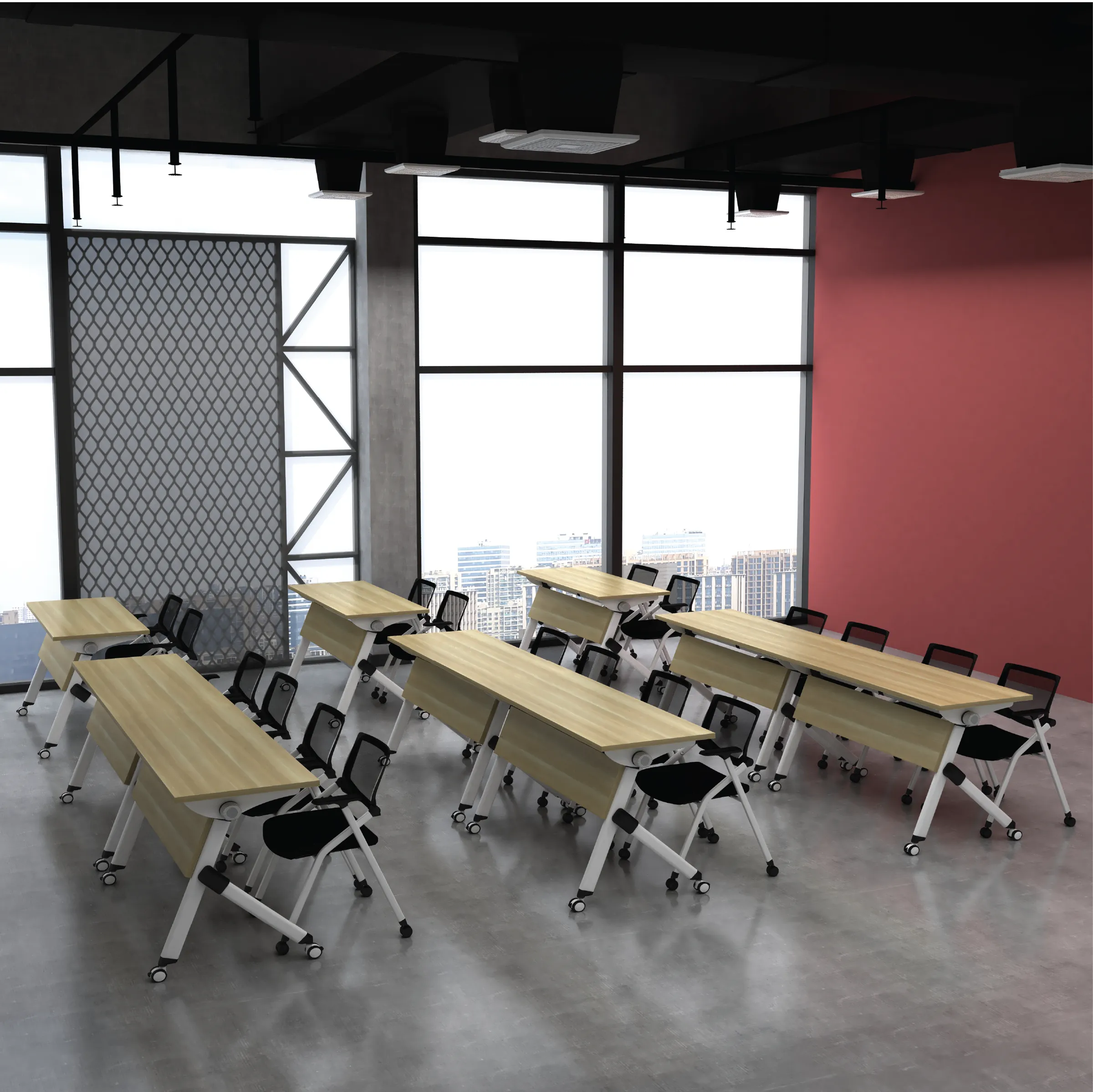 RY Mobile Foldable Training Office Table