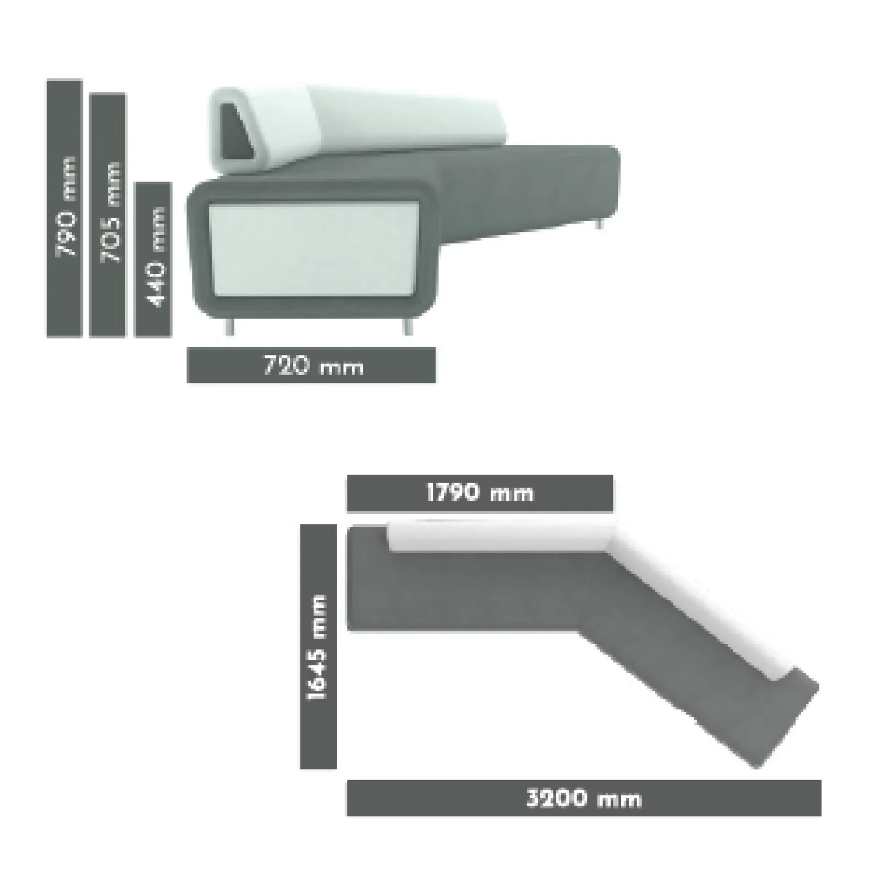 RENA Long Sofa (Up to 6 Seaters) [PU Leather]