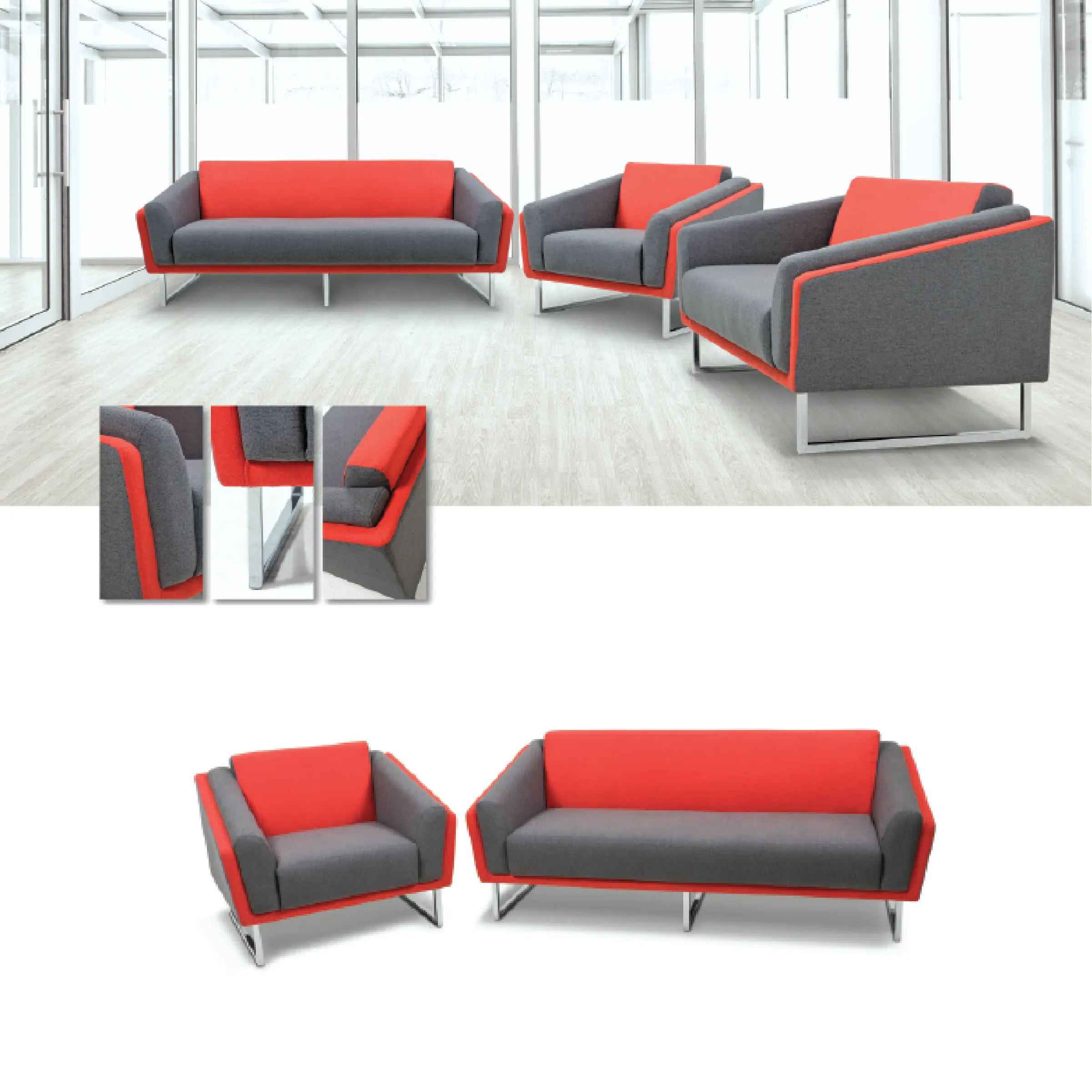 GOLA Sofa - 3 Seater [Fabric]