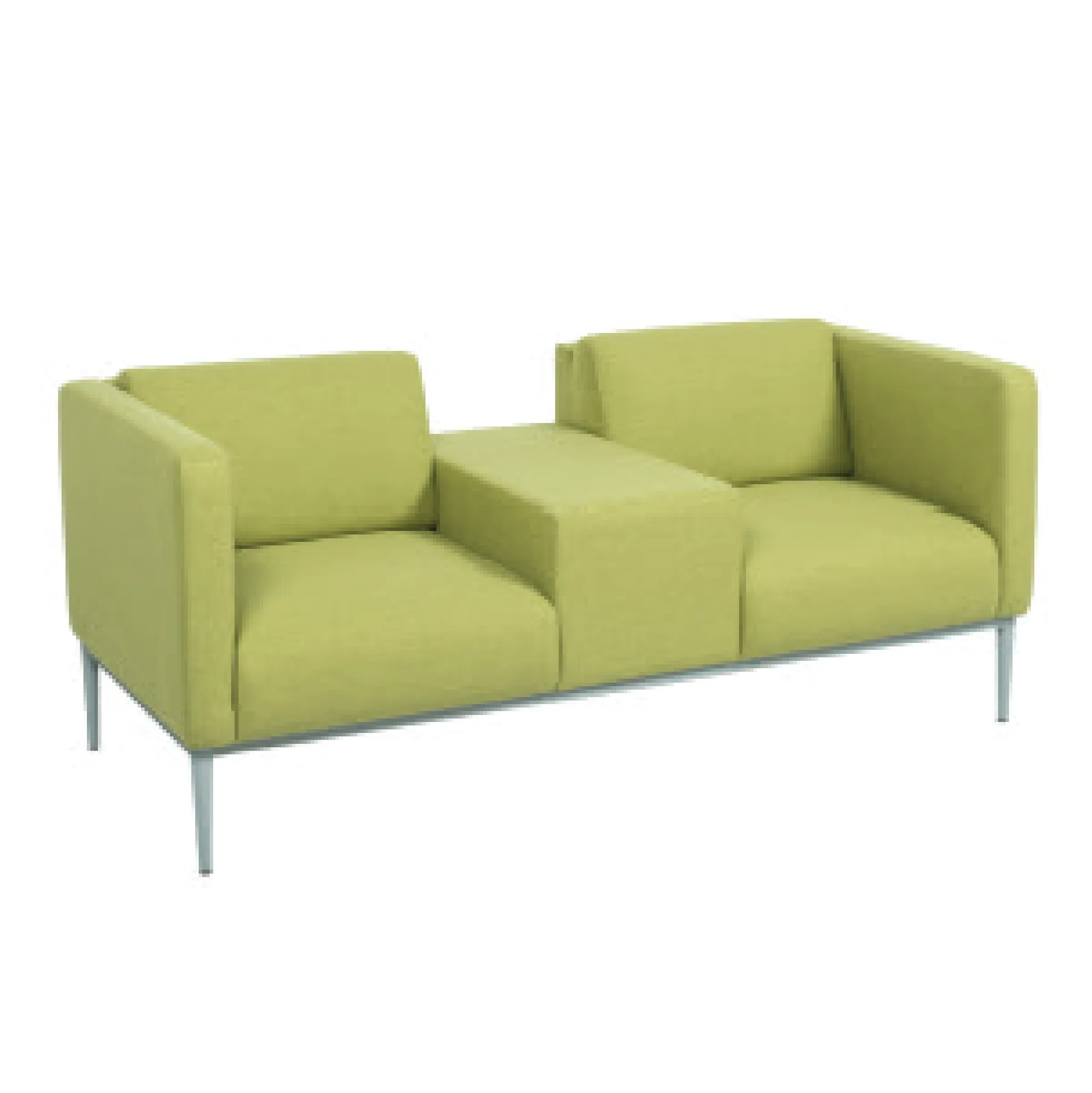 LIMON Sofa - 2 seaters with built in fabric table seperator [Fabric]