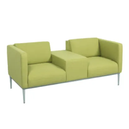 LIMON Sofa - 2 seaters with built in fabric table seperator [Fabric]
