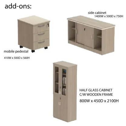 Modern Wooden Director Table - SUP320