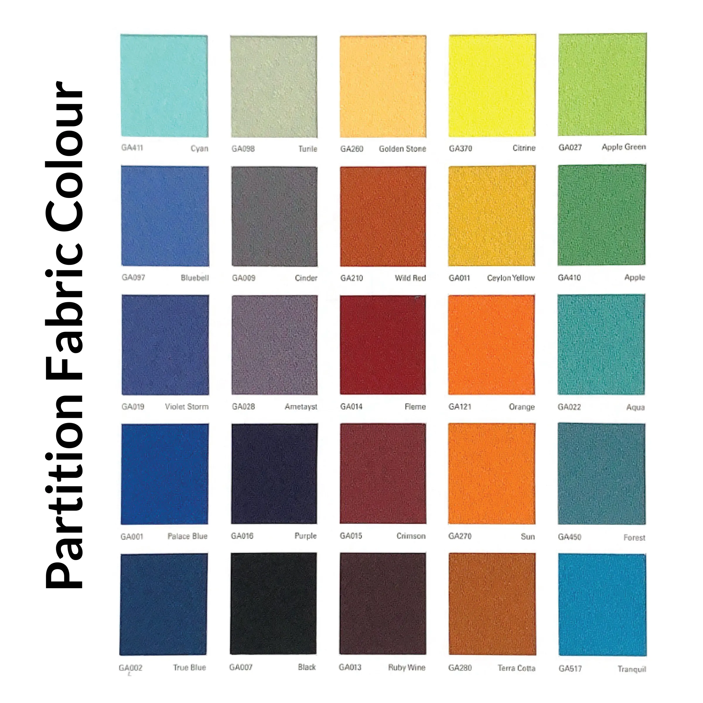 L-Shaped 4 Seater with Fixed 4D Pedestal Leg - Frameless Hanging Partition